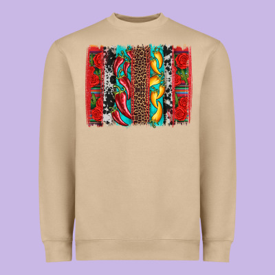 Cinco De Mayo Vibes Brushstrokes Heavyweight Sweatshirt Designed By Artiststas