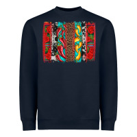 Navy cinco de mayo vibes brushstrokes Heavyweight Sweatshirt - Artiststas