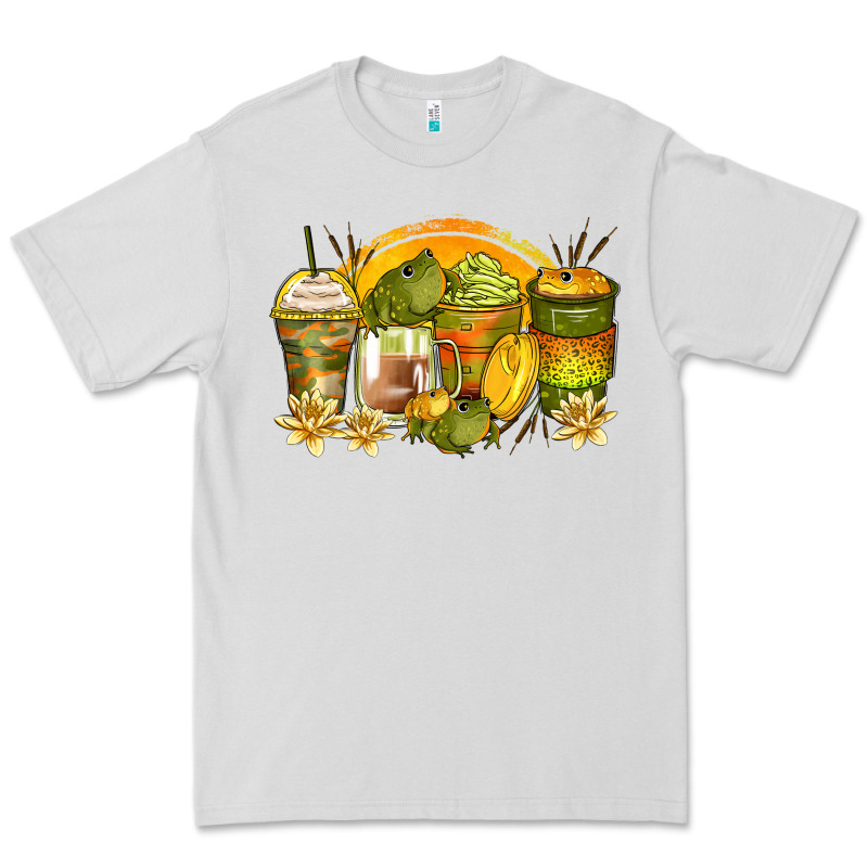 Frog Coffee Cups Premium Tee by Zillion Design Studio | Teevron