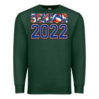 Sports Green senior volleyball custom Premium Sweatshirt - Jasminsmagicworld