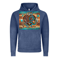 Vintage Denim nurse leopard heart Vintage Hoodie - JahusDesignShop
