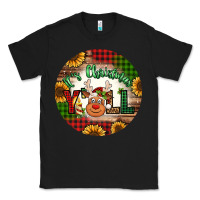 Black it's Christmas y'all reindeer Christmas Classic Tee - Jasminsmagicworld