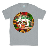 Heather Grey it's Christmas y'all reindeer Christmas Classic Tee - Jasminsmagicworld