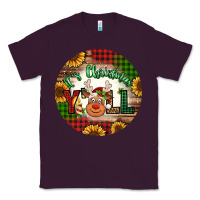 Plum it's Christmas y'all reindeer Christmas Classic Tee - Jasminsmagicworld