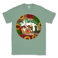 Sage it's Christmas y'all reindeer Christmas Classic Tee - Jasminsmagicworld