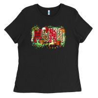 Black mama claus Ladies Tee - Zillion Design Studio