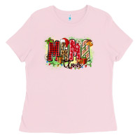 Bubblegum Pink mama claus Ladies Tee - Zillion Design Studio