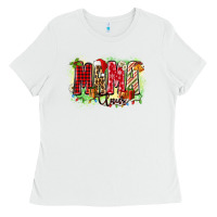 White mama claus Ladies Tee - Zillion Design Studio