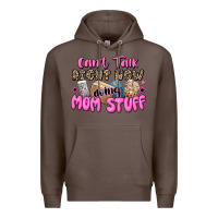 Coffee can't talk right now doing mom stuff Premium Hoodie - JahusDesignShop