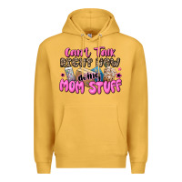Mustard can't talk right now doing mom stuff Premium Hoodie - JahusDesignShop