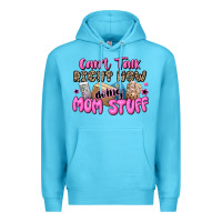 Ocean Blue can't talk right now doing mom stuff Premium Hoodie - JahusDesignShop