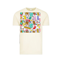 Vintage Arctic back to school seamless pattern Vintage Tee - BundleAndBundleShop