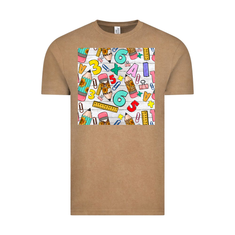 Back To School Seamless Pattern Vintage Tee by BundleAndBundleShop | Teevron
