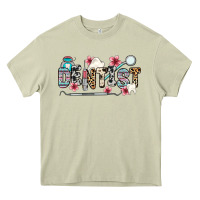 Mossy dentist Heavy Core Tee - Zillion Design Studio