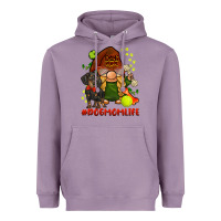 Lavender dog mom  life gnome Heavyweight Hoodie - BarkalooDesign
