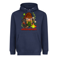 Navy dog mom  life gnome Heavyweight Hoodie - BarkalooDesign