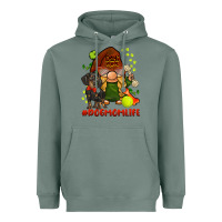 Sage dog mom  life gnome Heavyweight Hoodie - BarkalooDesign