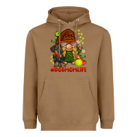 Toasted Coconut dog mom  life gnome Heavyweight Hoodie - BarkalooDesign