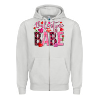 Valentine Babe Zipper Hoodie | Teevron