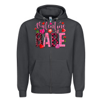 Smoke valentine babe Zipper Hoodie - NancyCooperArtShop