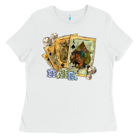 White western rodeo playing cards tbw Ladies Tee - texasbilliewilder