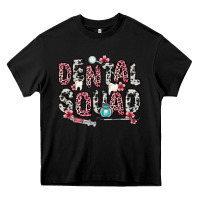 Black dental squad Heavy Core Tee - Zillion Design Studio