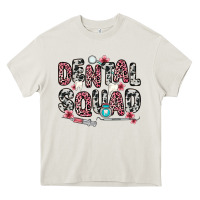 Cream dental squad Heavy Core Tee - Zillion Design Studio