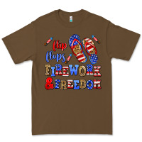 Cacao flip flops fireworks and freedom Premium Tee - AdoDesignShop
