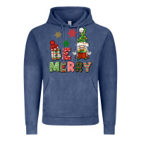 Vintage Denim be merry Vintage Hoodie - BundleAndBundleShop