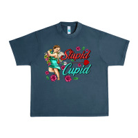 Midnight Navy stupid cupid Urban Heavy Tee - AdoDesignShop