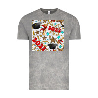 Cloud Rock graduation 2022 seamless pattern Vintage Tee - BundleAndBundleShop