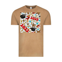Vintage Camel graduation 2022 seamless pattern Vintage Tee - BundleAndBundleShop