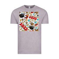 Vintage Zinc graduation 2022 seamless pattern Vintage Tee - BundleAndBundleShop