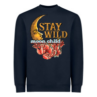 Navy stay wild moon child Heavyweight Sweatshirt - JahusDesignShop