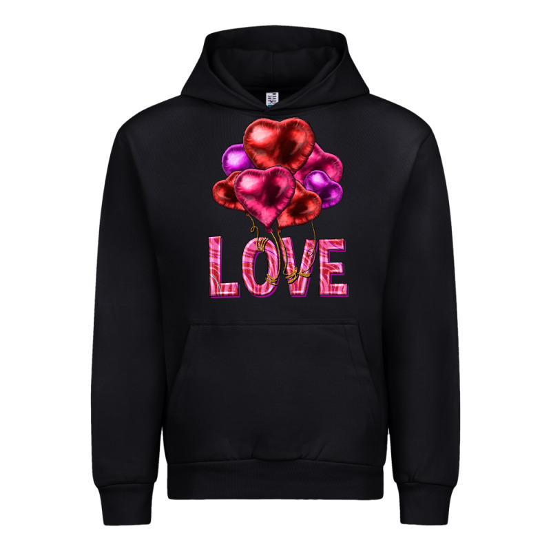 Love Heart Balloons Valentine's Day Urban Hoodie by HowdyJamesFarm | Teevron