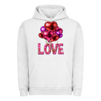 Pigment Lunar Rock Love heart balloons Valentine's Day Urban Hoodie - HowdyJamesFarm