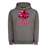 Pigment Tornado Love heart balloons Valentine's Day Urban Hoodie - HowdyJamesFarm