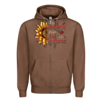 Chestnut my favorite people call me grandma Zipper Hoodie - MaliasSmallBusiness