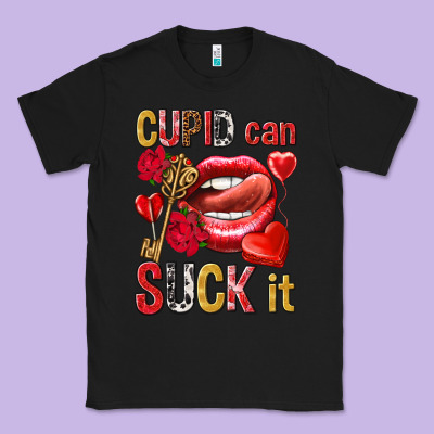 Cupid Can Suck It Classic Tee Designed By Nancycooperartshop