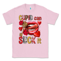 Bubblegum Pink cupid can suck it Classic Tee - NancyCooperArtShop