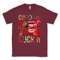 Burgundy cupid can suck it Classic Tee - NancyCooperArtShop