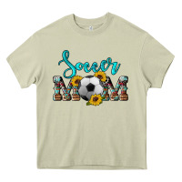 Mossy western leopard cowhide sunflowers  glitter mom soccer Heavy Core Tee - Artiststas