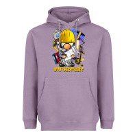 Lavender Architect life gnome Heavyweight Hoodie - BarkalooDesign