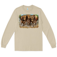 Mushroom 3 red angus bulls Long Sleeve Tee - LillyAllenDesigns