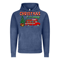 Vintage Denim christmas is coming Vintage Hoodie - BundleAndBundleShop