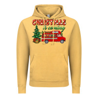 Vintage Mustard christmas is coming Vintage Hoodie - BundleAndBundleShop