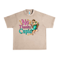 No Thanks Cupid Urban Heavy Tee | Teevron