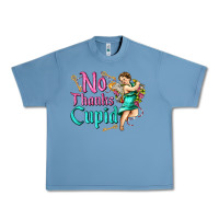 Pebble Blue no thanks cupid Urban Heavy Tee - AdoDesignShop