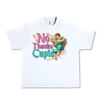 White no thanks cupid Urban Heavy Tee - AdoDesignShop