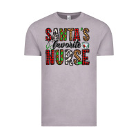 Vintage Zinc santa's favorite nurse Vintage Tee - Jasminsmagicworld